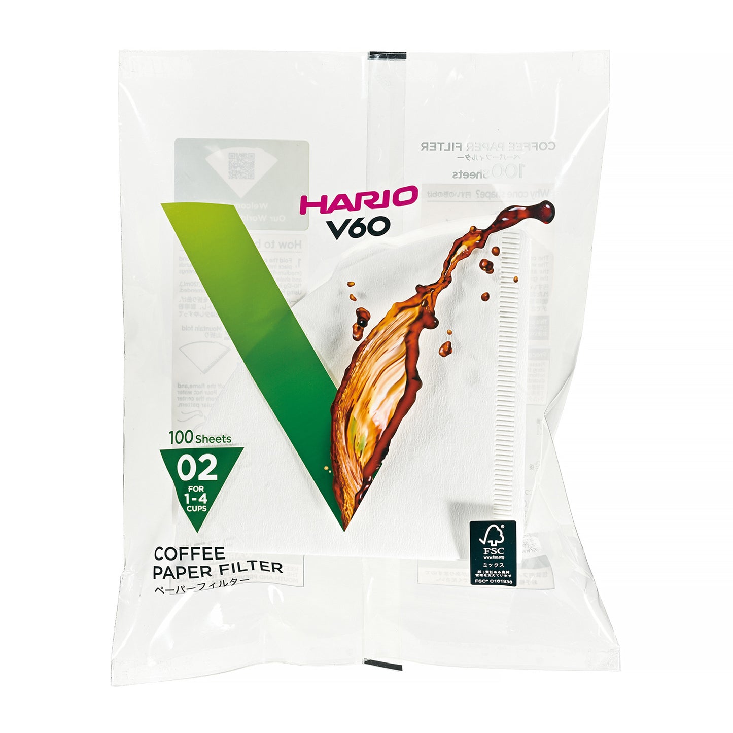Hario v60 Pour Over Papierfilter