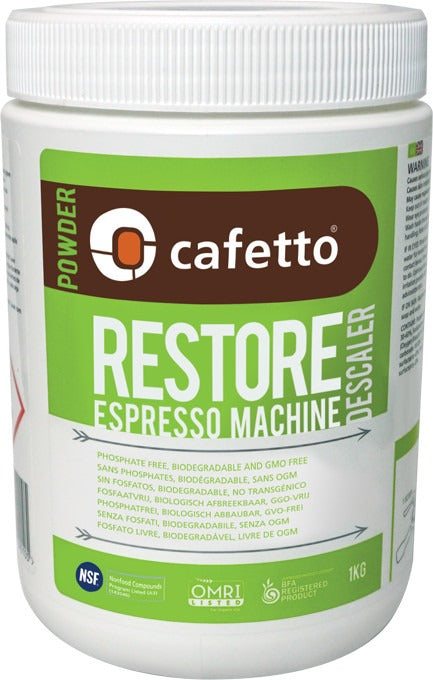 Cafetto Organic Restore Entkalker für Espressomaschinen 1 kg