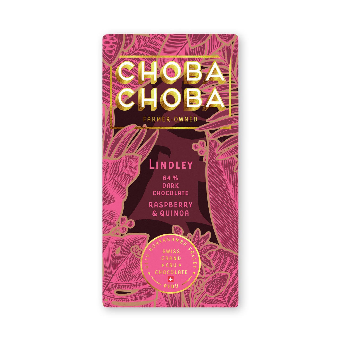 Choba Choba Quinoa Raspberry 64%