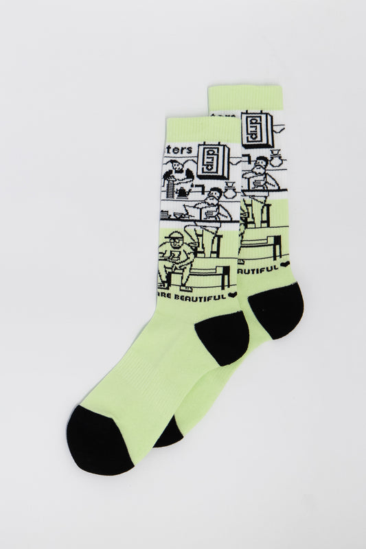 Socken Drip Roasters x DillySocks